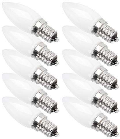 10 Stück Mini E12 LED Kandelaber Glühbirnen 1,5 W AC 230 V für Home Car Cabinet Hotel Lighting
