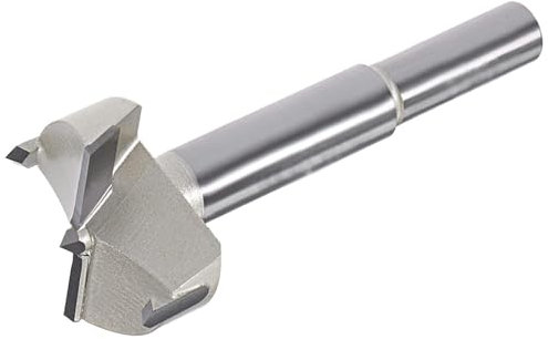 Meichoon Forstner Mèche hélicoïdale de 80 mm pour le travail du bois – Scie-cloche – Mèche de poinçonnage pour dalles de bois, perçage à aile plate, pointe en carbure de tungstène, tige ronde, pour