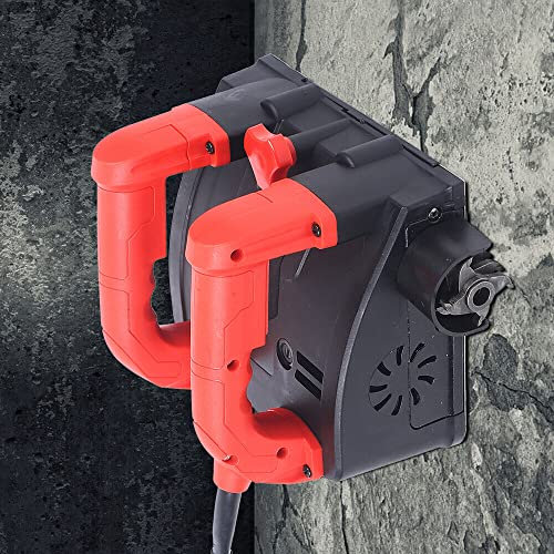 Piallatrice Elettrica da Parete, 1200 W Fresatrice per Calcestruzzo, Smerigliatrice per Calcestruzzo, Fresa per Lavori di Ristrutturazione
