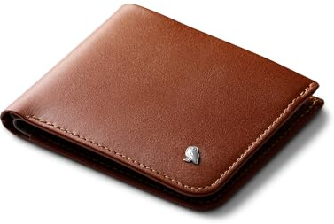 Bellroy Hide & Seek Wallet (Slim Leather Bifold Design, RFID Blocking, Holds 5–12 Cards with a Hidden Section) - Sienna