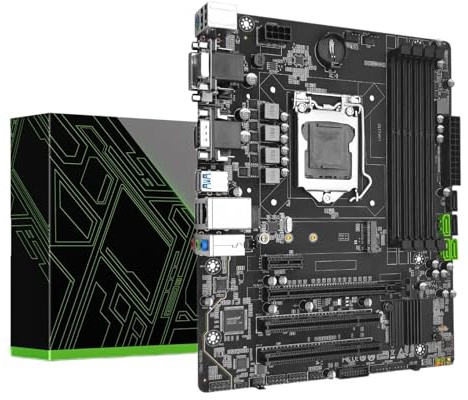 SHANGZHAOYUAN B85M PRO LGA 1150 Motherboard for Intel 4th Gen Core i7 i5 i3/Pentium/Celeron Series Processors (Micro-ATX, DDR3, PCIe 3.0, NVME M.2, SATA 3.0, VGA/DVI/HDMI-Compatible, Gigabit LAN)