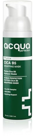 Acqua Perfection, masque visage à l’acide hyaluronique et au panthénol, masque crème Cica, soin de la peau coréen, masque peel-off avec Cica 70 ml