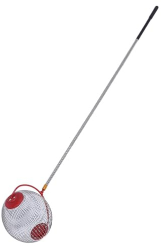 Ejoyous Äppelsamlare Rullsammlare, Nöt Samlare Ekollon Samlare, Rostfritt Stål Valnöt Samlare Kastanje Samlare Outdoor Handverktyg, för Frukt Nötter Kastanjer äpple Päron Apelsin (Små)