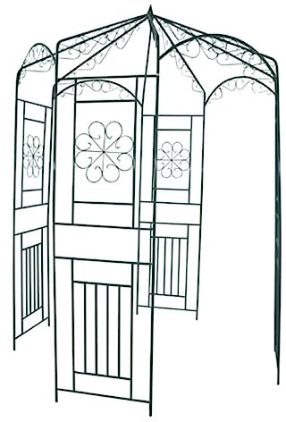Générique Voûte de Jardin 250 cm Vert foncé,Maison & Jardin,Pelouses & Jardins,Vie en extérieur,Structures extérieures,Arches, treillages & pergolas de Jardin,Vert,14.05 KG,40269