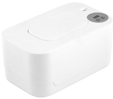 Buhdjfnke Calentador de Toallitas para Bebés USB, Termostato Reutilizable Que Previene la Sequedad, Dispensador Portátil de Toallitas para Bebés, Calentador para el Hogar, Guardería,