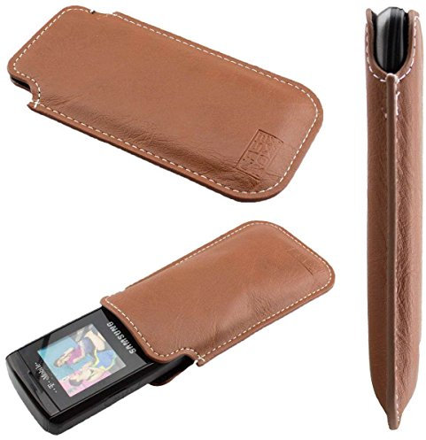 caseroxx Business-Line Etui für Samsung E1200 / E1200i Keystone 2, Tasche (Business-Line Etui in braun)