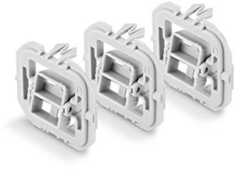 Bosch Smart Home 3tlg. Unterputz Adapter Set (für düwi/Popp (D) Schalter), Verwendung für Bosch Smart Home Lichtsteuerung und Rolladensteuerung