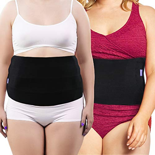 Ceinture Abdominale Everyday Medical pour Femmes et Hommes de Grande Taille - Bande de Soutien Abdominale - Ceinture Bariatrique - Ceinture d'Obésité - Soutien Lombaire Grande Taille -3XL (147-198 CM)
