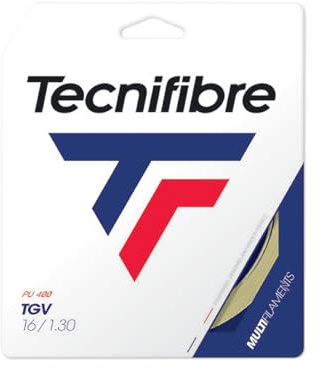 Tecnifibre Unisexe - Adulte TGV 12m Jeu de Cordes de Tennis Nude 1.30