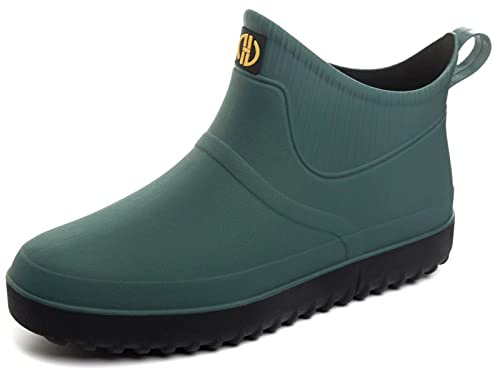 GURGER Bota de Agua Hombre Mujer Impermeable Cortas Bota de Lluvia Bota de Goma