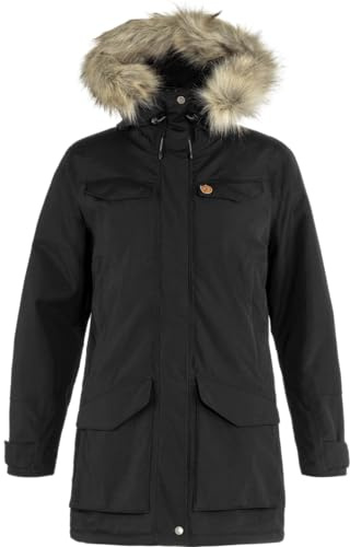 FJALLRAVEN 86369-550 Nuuk Parka W Jacket Women's Black Size XXL