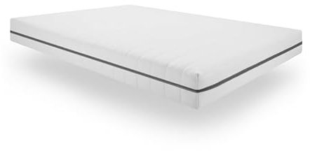 Sleepneo Matratze 90x200 cm - Höhe 15cm - Duo Härtegrad H2 & H3 - Orthopädische 7 Zonen Kaltschaummatratze, punktelastisch atmungsaktiv - Softer Bezug mit 4-seitigem Reißverschluss