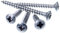 SECCARO Lot de 200 vis à bois à tête fraisée bombée 3,5 x 35 mm, en acier inoxydable A2, filetage complet, cruciforme/PZ