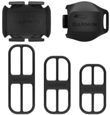 Garmin Geschwindigkeitssensor 2 & Trittfrequenzsensor 2 - Messung und Speicherung von Geschwindigkeit, Trittfrequenz, Distanz via ANT+ oder Bluetooth LE. Montage an Radnabe.