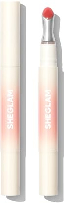 SHEGLAM Hydrating Lip Gloss Cruelty-Free Plumping Peptides-Blush Drizzle