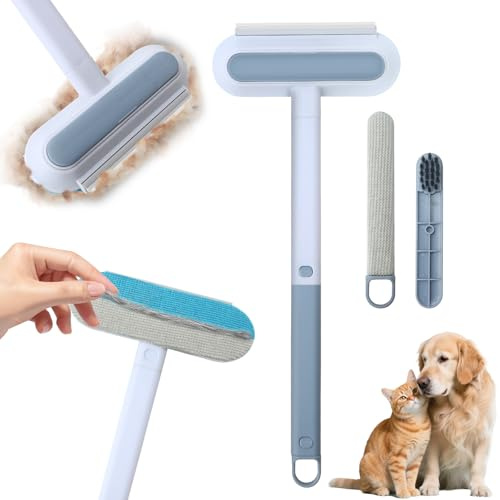 Yozexin Cepillo quitapelos Mascotas, 3 en 1 Quitapelos para Mascotas Multifuncional Quita Pelos Mascota Reutilizable para Animales para Muebles Alfombras Ropa Ropa de Cama