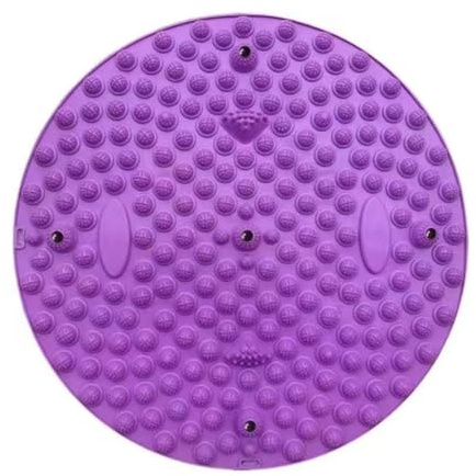 Fotmassage akupressurmatta – avslappning och hälsa fingertryckbräda för reflexologi terapi (PURPLE55)