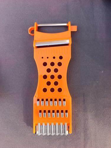 FS shop Pelapatate Multifunzione 7 in 1, Pelaverdure Julienne, in Plastica