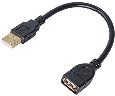 AKYGA AK-USB-23 USB A Buchse auf A Stecker 2.0 Kabel Verlängerungskabel 15 cm