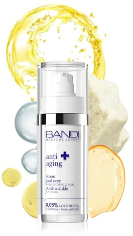 Bandi Augencreme mit Retinol Augencreme Gegen Falten für Strahlende Haut mit Vitamin e und Buriti-öl Intensive Feuchtigkeitspflege für Empfindliche und Trockene Haut Reduziert Feine Linien