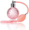 Lamoutor Bottiglia di profumo vintage da 100 ml, colore rosa, ricaricabile, con nappa lunga