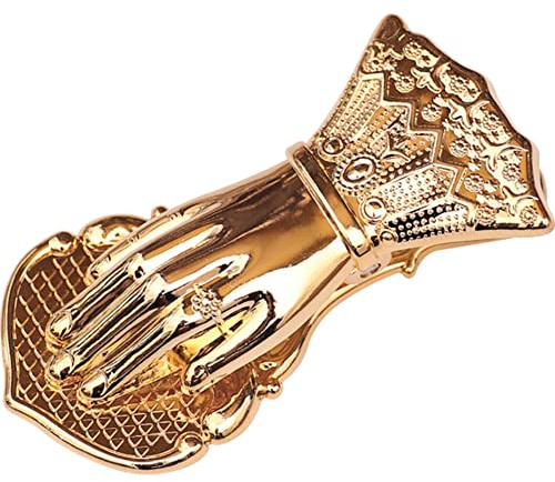 WAYUTO Vintage handformad bokklämma för dam guld metall pappersklämmor dokument handbok förvaring klämma tätningsklämmor för kaffe te matväskor dekorativa klämmor för kontor skola hem gör-det-själv