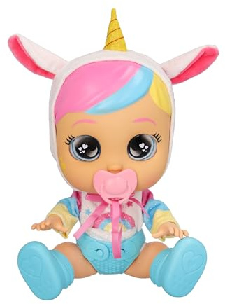 Bebés Llorones Day Care Dreamy, Lleva Un Conjunto de Jardín de Infancia con 3 Accesorios, Sus Ojos se Iluminan y Llora Lágrimas de Verdad, Juego Niñas y Niños de 18+ Meses