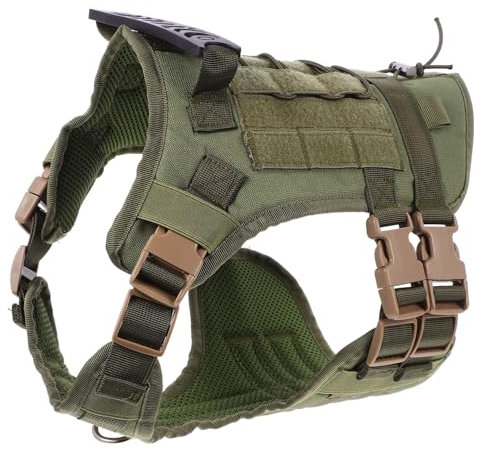 Milisten Outdoor-hundetrainingsgeschirr Für Deutsche Schäferhunde Verstellbare Hundeweste Aus Robustes Geschirr Für Große Hunde Und Welpen