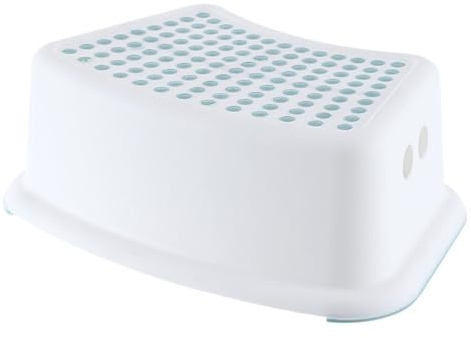 BAMFY Tabouret Toilette Robuste en Plastique Antidérapant Tabouret à Caca pour La Salle De Bain Marche Pied Toilette, AméLioré Portable Tabouret D'escalier pour Enfants Adultes(Bleu)