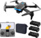 SkyRanger Drone 1080P with Camera HD, 3 Batteries 60+mins Flight time, Mini Drone for Kids and Adults, Foldable drones with Gravity Mode 3D Flips