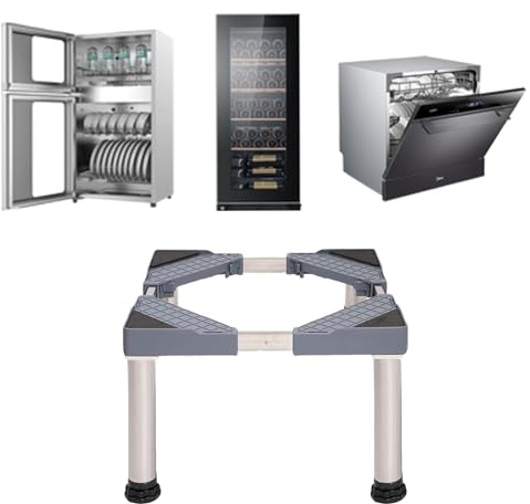 MiSMiAO Sgabello per frigorifero, rialzo per frigorifero, 40 cm, supporto per congelatore, lavastoviglie, congelatore, armadietto da cucina, elettrodomestici statici per la casa, vengono creati spazio