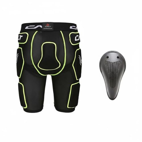 Children Pants Padded Shorts Hip Pad Shielded Skate With Flexible Stretch Comfort Under Movement Suitable for roller skating ice hockey snow practice , color to 2 , L