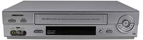 Medion MD 42277 VHS - Grabador de vídeo, Color Plateado