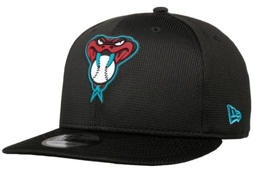 New Era 9Fifty Clubhouse Diamondbacks KepsEra Herrar - flat brim hatt basebollkeps Snapback, med skärm Sommar-Vinter Vår Sommar Höst Vinter - One Size svart