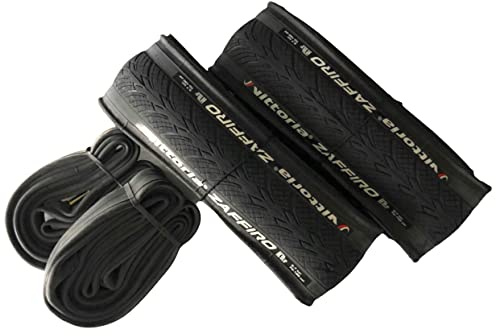 2 COPERTONI VITTORIA ZAFFIRO PIEGHEVOLI 700 X 25 + 2 CAMERE D'ARIA DA 25