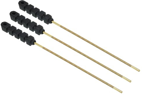 PATIKIL 3 Pezzi Lima per Affilare Catene 5/32 Pollici 4,0 Mm Lima Nero Oro