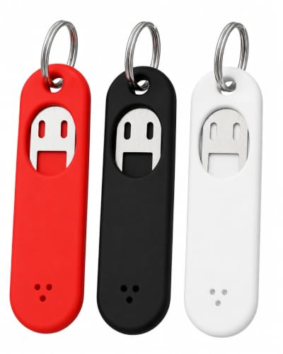 BTACGWP Pack of 3 SIM Card Needle with Silicone Protective Holder - SIM Card Eject Pin Made of 304 Stainless Steel, Anti-Lost Design, Compatible with iPhone, Android, Samsung, Huawei & More