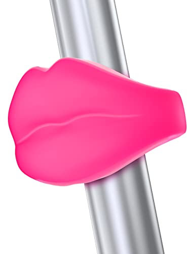 VOLO MMM - Luce posteriore per bicicletta, ricaricabile tramite USB, luce posteriore in silicone resistente all'acqua, adatta a tutte le biciclette, strada, mountain bike, colore: rosa