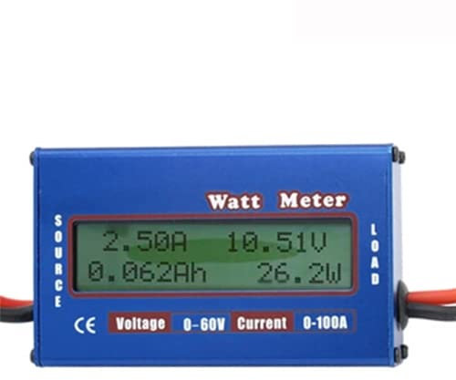 DollaTek Watt Testeur de Puissance Wattmètre Analyseur de Puissance DC Haute précision Watt Volt Amp Outil d'analyse de Compteur d'énergie (0-100A 0-60V)