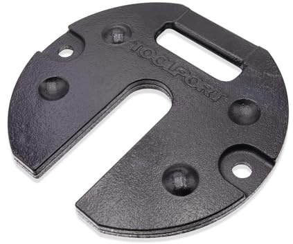 TOOLPORT 4 STK. Gewichtsplatten für Faltpavillons, schwarz
