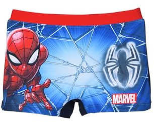 Costume da Bagno Boxer Spider-Man per Bambini e Ragazzi, per Mare e Piscina, Personaggio Marvel e Logo (IT, età, 3 Anni, Regular, Blu Navy)