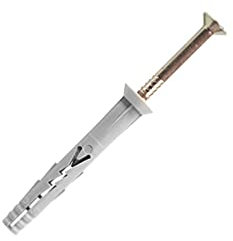 Scell-it - 100 chevilles à frapper nylon multi-matériaux, clou tête fraisée, Inox A4-6 X 55 mm