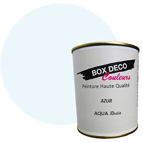 Pintura radiador a base de laca acrílica con aspecto aterciopelado Aqua Radia – 750 ml / 7,5 m², azul azul