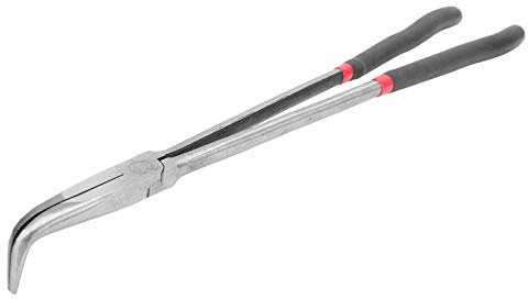 400 Mm/ 16 Zoll Extra Langer, Zangen, Clip-Werkzeuge Gebogene Spitzzange Zangen, Clip-Werkzeuge Gebogene Spitzzange Griff Spitzzange 90 Grad Abgewinkelte Backen Gebogene Nase Reparaturwerkzeuge