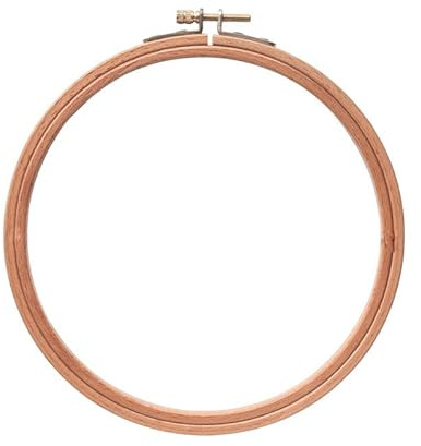 zalati Embroidery Hoop 5-inch Beech Wood Loop for Embroider Working or Artwork Display Decoration