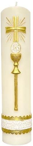 Velas religiosas católicas, velas de oración para iglesia, devocional, regalo mexicano, vela de bautizo, Cirios Religiosos Católicos, vela de Jesús, vela de cruz, Cirio Pascual, Veladoras Mexicanas