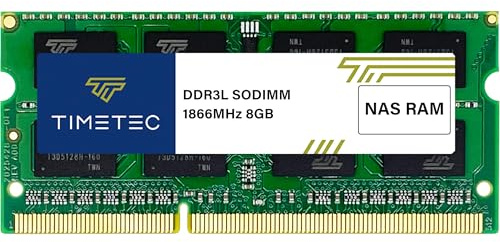 Timetec Hynix IC de 8GB Compatible con Synology NAS DiskStation DS218+ DS918+ DDR3/DDR3L 1866 MHz PC3L-14900 1,35 V sin ECC sin búfer SODIMM de 204 Pines Memoria RAM