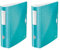 Leitz Qualitäts-Ordner 180° Active WOW, A4, Breit, Abgerundeter Rücken, 8,2 cm breit, Gummibandverschluss, Leichtes Polyfoam, Plastik-Ordner, WOW Serie, Eisblau, 11060051 (Packung mit 2)