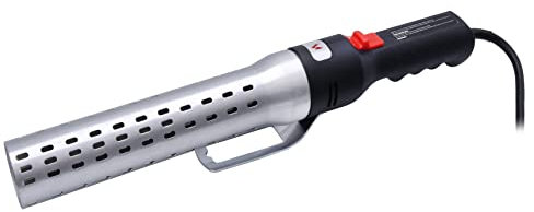 GasSaf Elektrischer Kohleanzünder für Big Green Egg, Elektrischer Feueranzünder für grünes Ei Feuerzeug, BBQ Feueranzünder für BGE Grills, Feuerstellen, Kamin, eingebautes Gebläse (Mica Core)