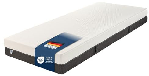 Irisette Selin orthopädische 7-Zonen 1.000er Tonnentaschenfederkernmatratze, Härtegrad 3 (mittelfest), 140 x 200 cm, Öko-Tex Zertifiziert, entwickelt in Deutschland